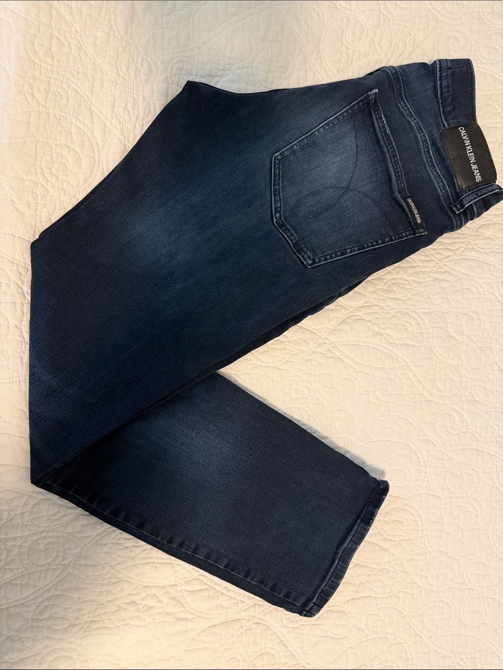 Calvin Klein Jeans Dark Indigo Straight Leg Jeans